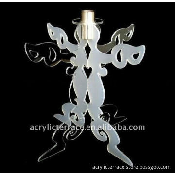 Clear Plexiglass Candle Holder